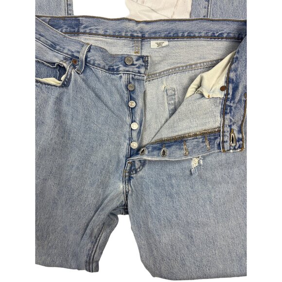 VTG Men's 501xx LEVI's, Button Fly, WPL, light blue Jeans Straight Leg W36/L34 - Picture 3 of 16